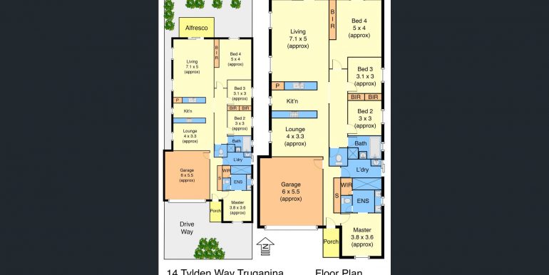 House for sale in Melbourne floor plan