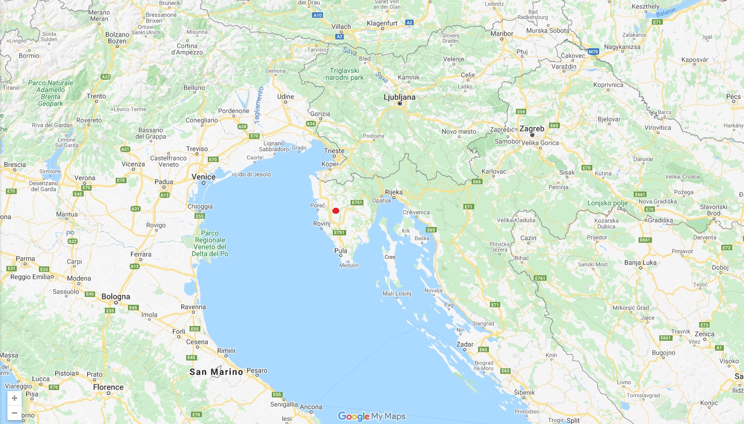 Istria Map 