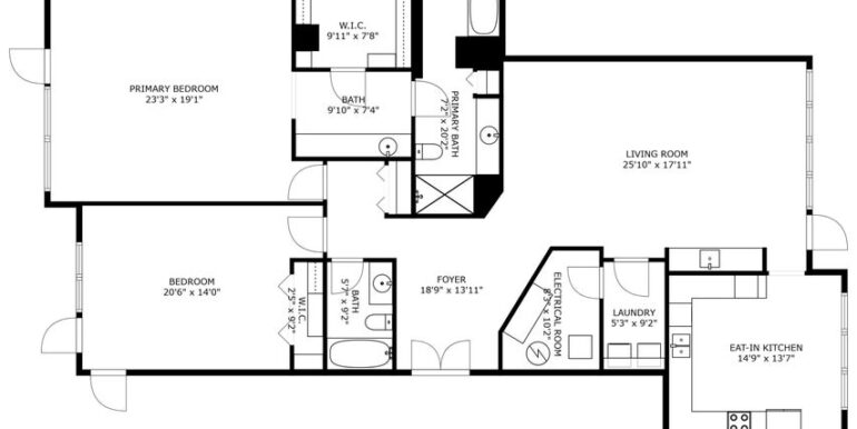 FLOOR PLAN COMPASS