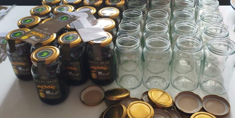 Abeja Frasco miel